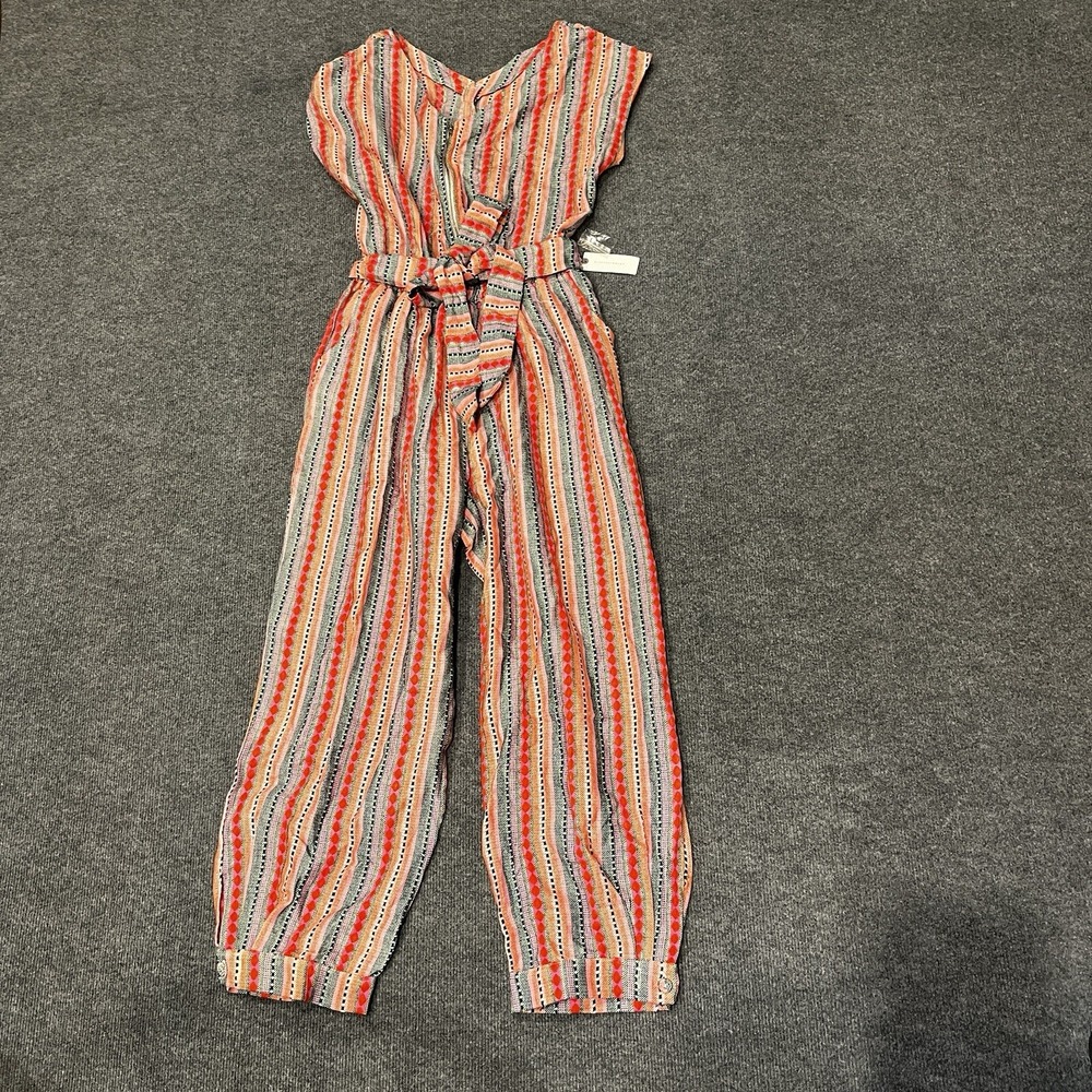 Anthropologie NEW Porridge Alida Jumpsuit Romper Cut-Out Back Large Boho Barrel